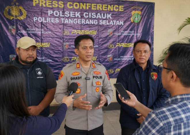 Komitmen Berantas Curanmor, Polsek Cisauk Berhasil Amankan Pelaku Beserta Kunci Letter T
