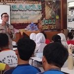 Kapolsek Ciputat Timur Bekali Siswa SMAN 8 Tangsel dengan Edukasi Anti Tawuran dan Bullying Saat MPLS