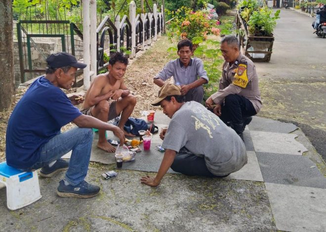 Sambang Humanis Bhabinkamtibmas Pondok Kacang Timur Wujudkan Lingkungan Aman dan Kondusif