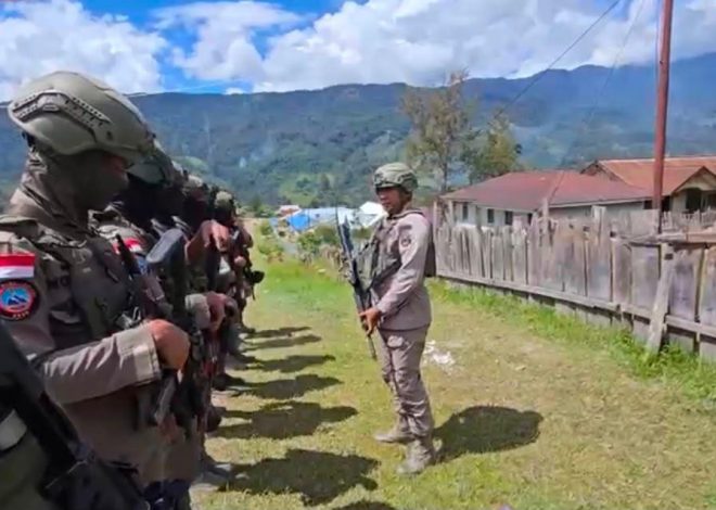 Pengamanan Ibadah di Sinak, Satgas Ops Damai Cartenz Perkuat Rasa Aman Masyarakat