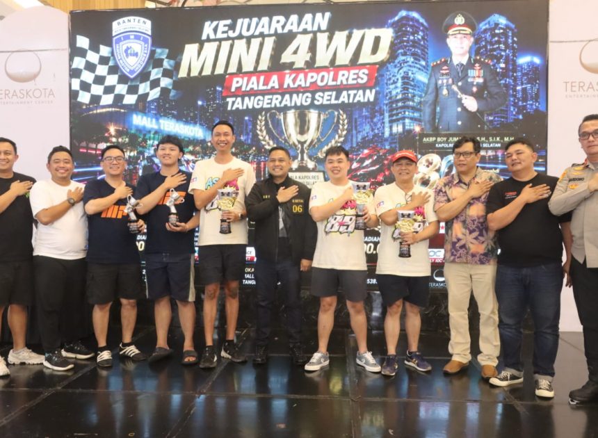 Kapolres Tangsel Hadiri Kejuaraan Mini 4WD, Wujud Dukungan terhadap Sportivitas dan Kreativitas Generasi Muda