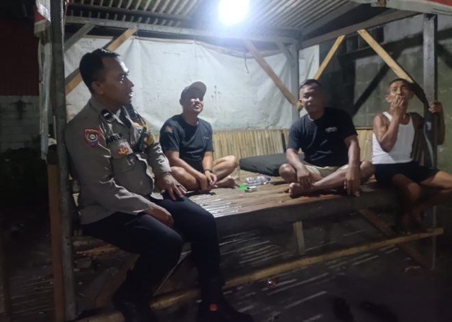 Jaga Jakarta+ On The Spot, Bhabinkamtibmas Binong Perkuat Siskamling Melalui Sambang Pos Kamling Terpadu