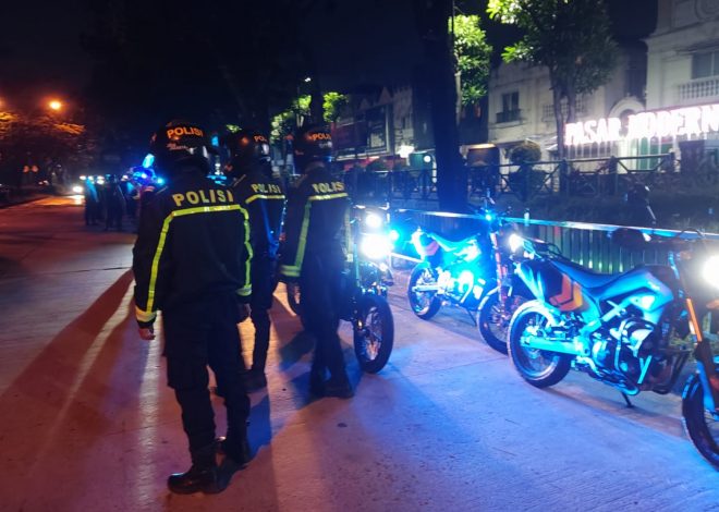 Patroli Perintis Presisi Polres Tangsel Hadir di Pasar Modern BSD, Wujud Nyata Ciptakan Rasa Aman Masyarakat