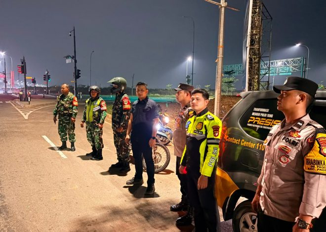 Patroli Gabungan Cipta Kondisi dan KRYD Polsek Pagedangan Perkuat Sinergi TNI-Polri Jaga Keamanan Wilayah
