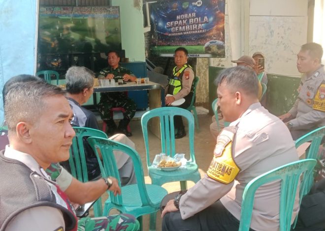 Polsek Legok Bersama Koramil 03/Legok Gelar Bakti Sosial Kesehatan Melalui Program Jaga Jakarta On The Spot