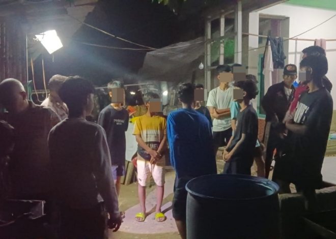 Patroli Cipta Kondisi Polsek Cisauk Tindaklanjuti Laporan Warga, Belasan Remaja Diamankan Demi Menjaga Kondusivitas Wilayah