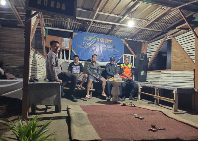 Poskamling Terpadu Rawa Buntu Aktif, Polsek Serpong Perkuat Sinergi Warga Jaga Kamtibmas