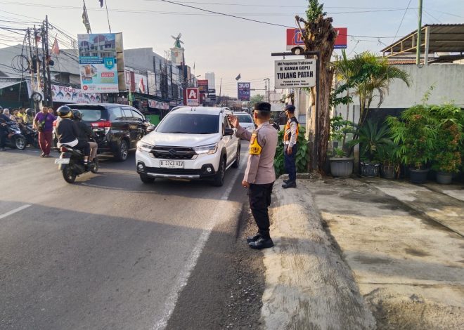 Pelayanan Prima Pagi Hari Atur Arus Lalu Lintas di Pertigaan Gopli, Mobilitas Warga Pagi Hari Semakin Lancar