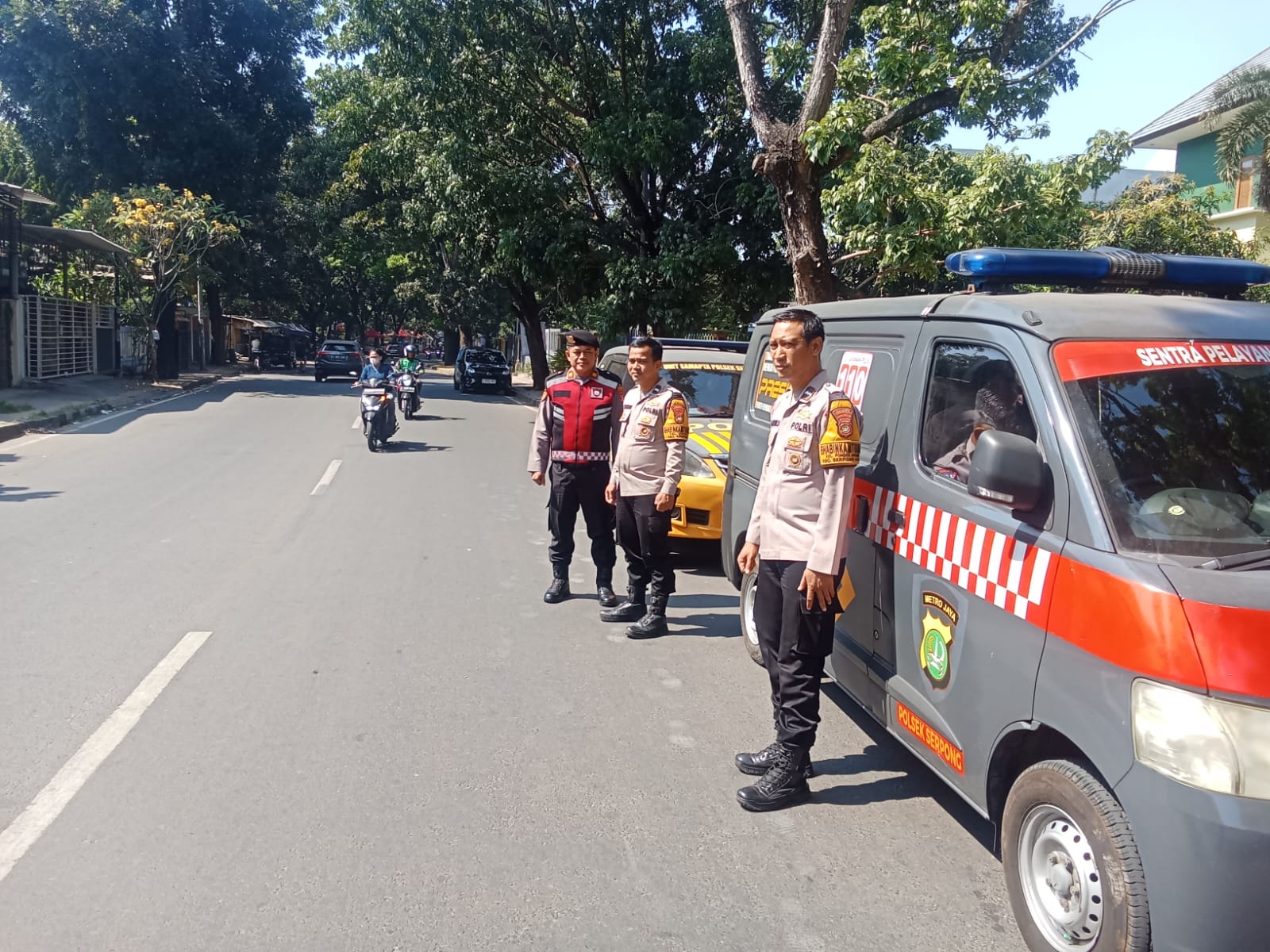 Patroli Strong Point dan On The Spot Polsek Serpong Hadirkan Rasa Aman di Tengah Aktivitas Masyarakat