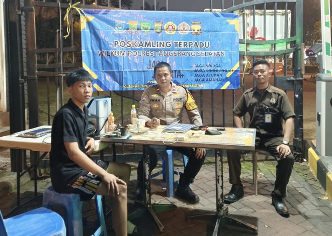 Polsek Kelapa Dua Perkuat Sinergi Warga Melalui Jaga Jakarta+ On The Spot di Poskamling Terpadu Gading Serpong