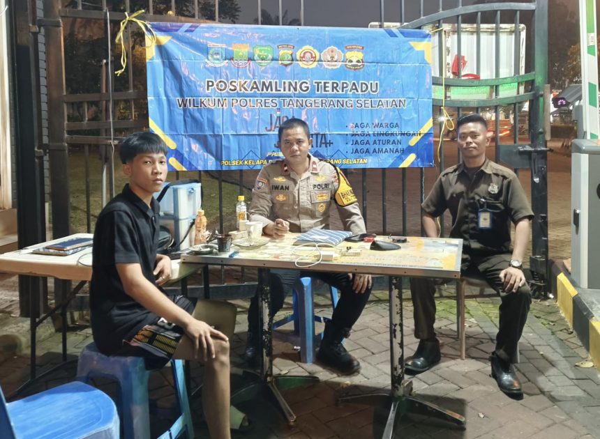 Polsek Kelapa Dua Perkuat Sinergi Warga Melalui Jaga Jakarta+ On The Spot di Poskamling Terpadu Gading Serpong
