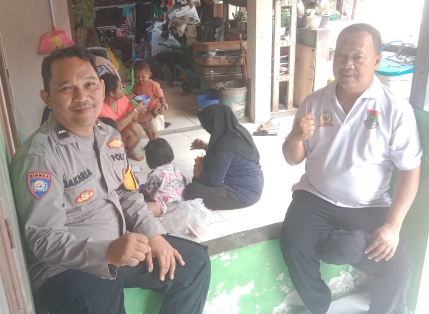 Jaga Jakarta On The Spot, Bhabinkamtibmas Polsek Kelapa Dua Perkuat Kamtibmas Lewat KRYD Humanis
