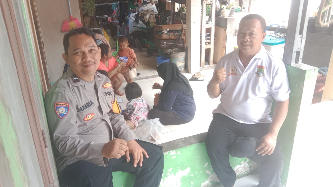 Jaga Jakarta On The Spot, Bhabinkamtibmas Polsek Kelapa Dua Perkuat Kamtibmas Lewat KRYD Humanis