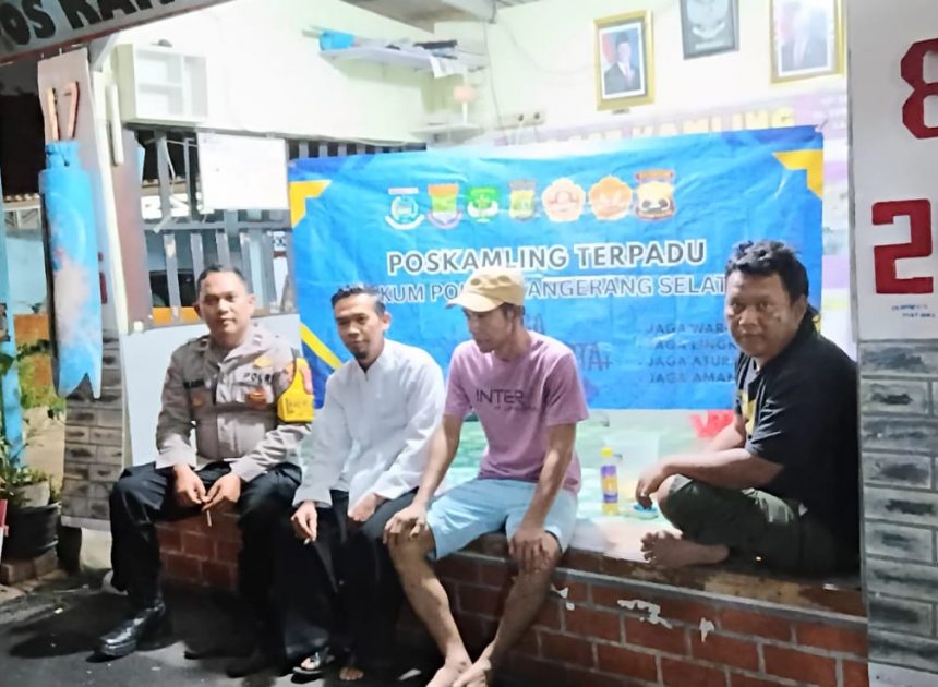 Pengecekan Poskamling Terpadu, Polsek Kelapa Dua Perkuat Peran Warga Jaga Keamanan Lingkungan