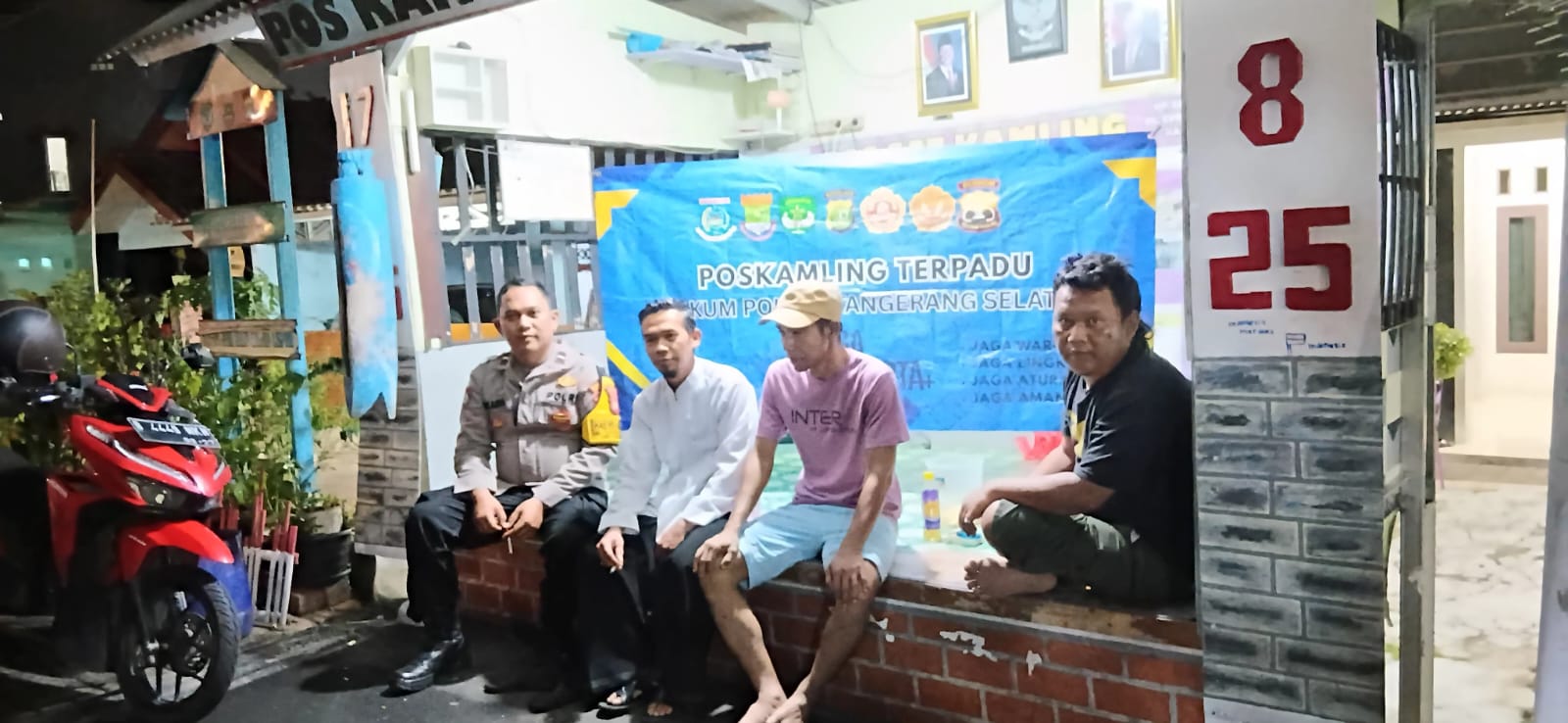 Pengecekan Poskamling Terpadu, Polsek Kelapa Dua Perkuat Peran Warga Jaga Keamanan Lingkungan