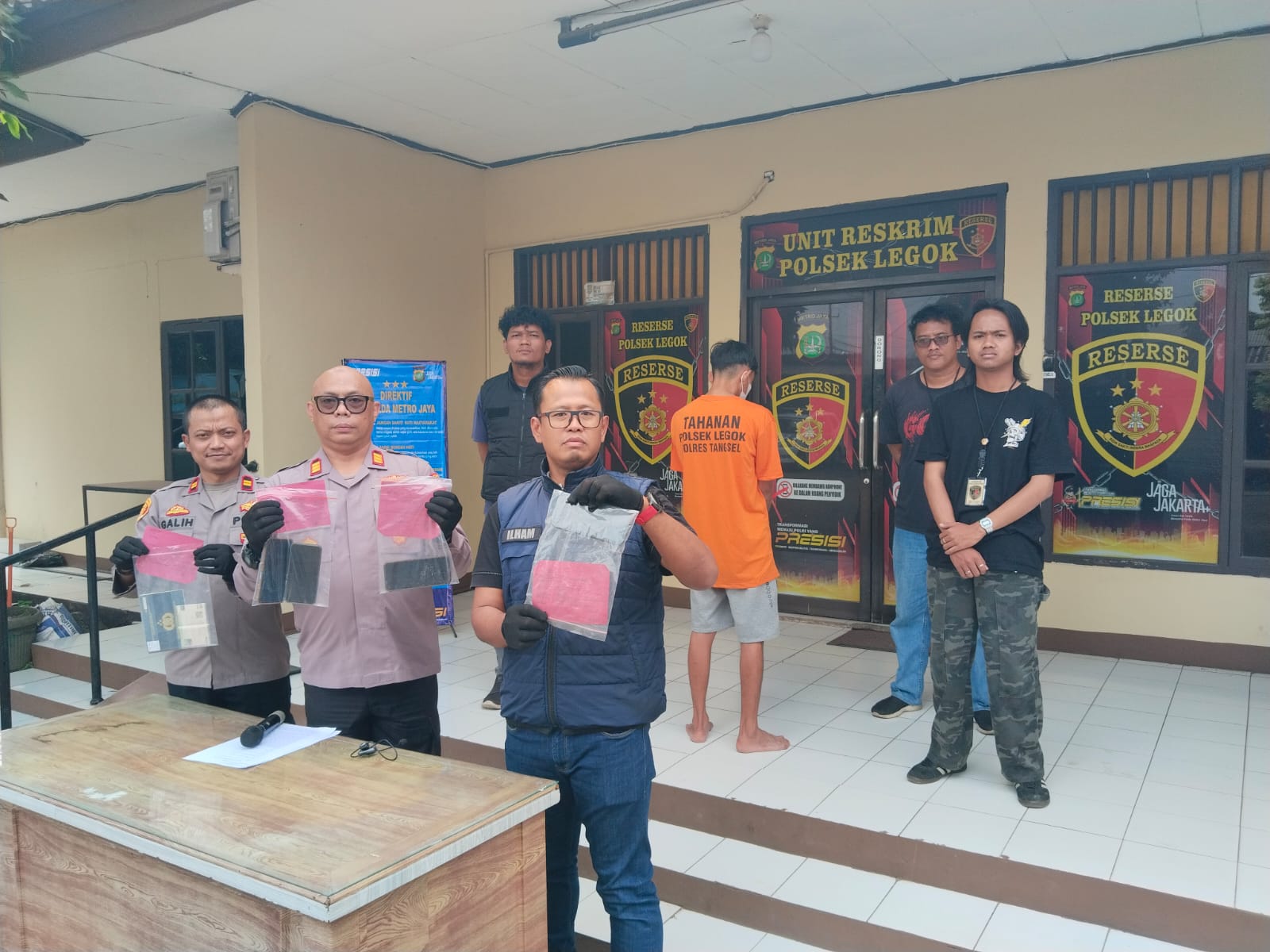 Polsek Legok Berhasil Ungkap Kasus Pencurian dengan Kekerasan, Seorang Pelaku Diamankan
