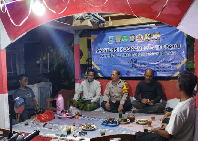 Jakarta On The Spot: Bhabinkamtibmas Pakujaya Cek Poskamling Terpadu, Perkuat Sinergi Warga Jaga Keamanan Lingkungan